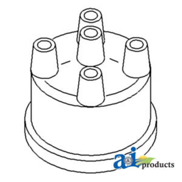 A & I Products Cap, Magneto Distributor 5" x5.75" x4.5" A-47413DYC